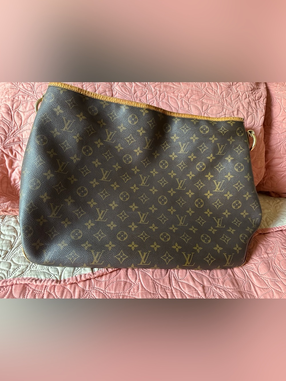 Certified Louis Vuitton Delightful Monogram Canvas Shoulder Bag - - Picture 2 of 16